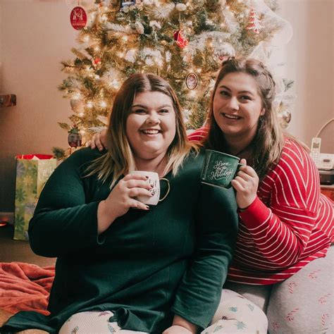 Plus Size Christmas And Christmas Eve Lesbian Couple Holiday Outfit
