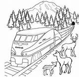 Coloring Train Amtrak Pages Kids Printables Word Template Trains Cascades Preschool Activities Transportation Puzzles Search Print Toddlers sketch template