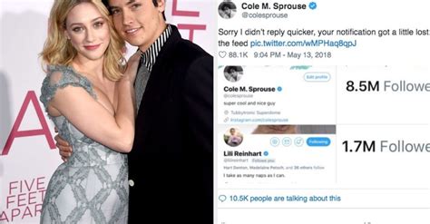 18 cole sprouse and lili reinhart tweets that are honestly funny af