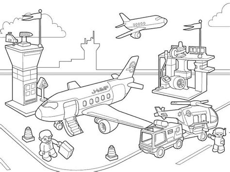 airport coloring pages coloring home
