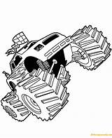 Monster Truck Coloring Racing Pages Jam Flag Colouring Printable Prowler Coloringpagesonly Wheels Hot Color Trucks Visit Kids Cool sketch template