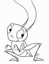 Mulan Grilo Grasshopper Preschool Cri Kee Kidsworksheetfun sketch template