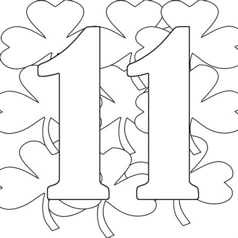 easy number  coloring pages printable