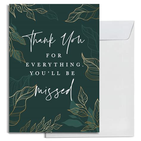 Buy Inkologie Blank Nice Farewell Appreciation Jumbo Greeting Card With