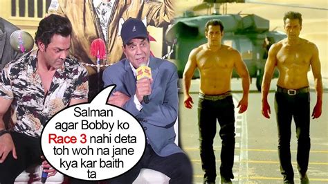Dharmendra Gets Emotional Thanking Salman Khan For Saving Bobby Deol S