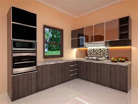 desain kitchen set modern desain dapur dekorasi minimalis rumah