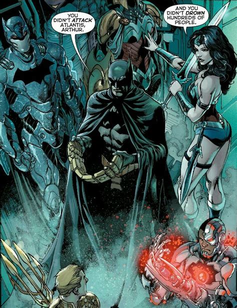 Justice League 17 Batman And Wonder Woman Underwater