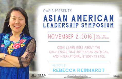 Asian American Leadership Symposium Announce University Of Nebraska