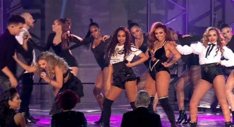 Little Mix Look Sensational As They Perform In Power Suits