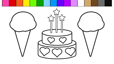 birthday candle coloring page  getcoloringscom  printable