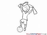 Coloring Soccer Pages Victory Ball Sheet Title sketch template