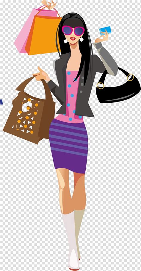 girls shopping clipart   cliparts  images  clipground