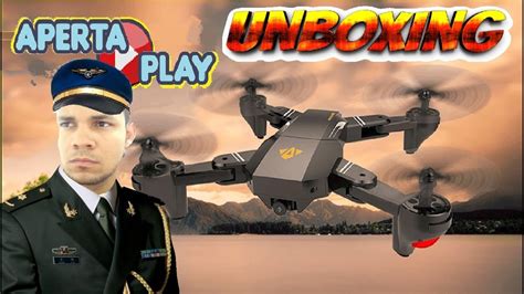 unboxing drone visuo xsh  hd  aperta  play oficial youtube