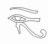 Horus Coloring Eye Designlooter 558px 67kb sketch template