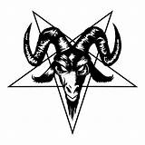 Goat Head Pentagram Satanic Transparent Drawing Tattoo Devil Mystic Land Getdrawings Search Google Designs Redbubble sketch template