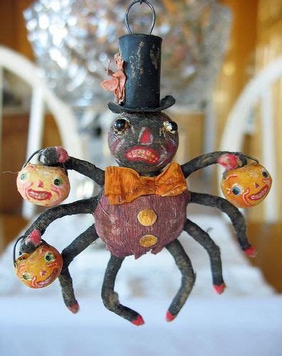 Halloween Spider Trick Or Treat With Images Vintage