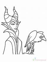 Maleficent Czarownica Malefica Kolorowanki Diablo Kleurplaten Ausmalbild Erstellen sketch template