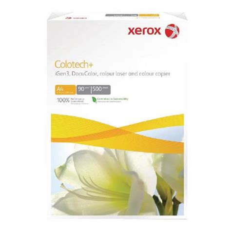 xerox colotech white  gsm gloss coated paper  pack