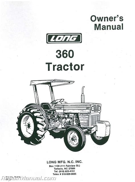 long  diesel tractor operators manual
