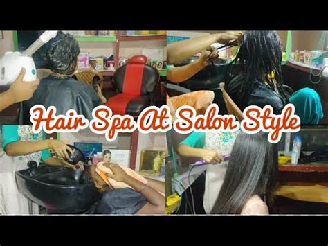 hair spa  salon style youtube