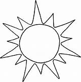Sun Coloring Printable Template Outline Colouring Kids Pages Educative Google Cut Choose Board Print sketch template