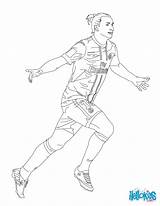 Coloring Zlatan Pages Color Print Soccer Players Hellokids sketch template