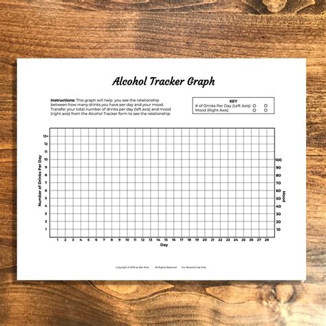 printable alcohol tracker etsy uk