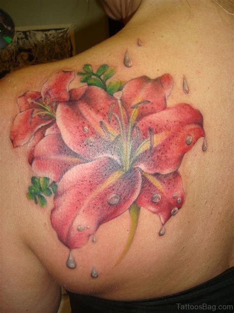 65 gorgeous lily tattoos for shoulder tattoo designs
