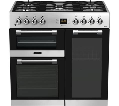 leisure ckfx  cm dual fuel range cooker stainless steel chrome fast delivery currysie
