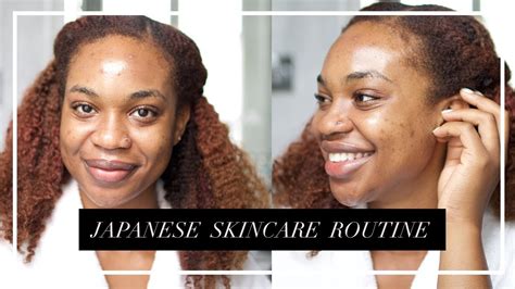 japanese skincare routine for brown skin acne and dark spots youtube