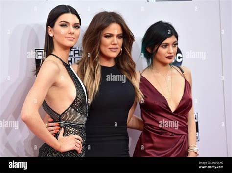 Kendall Jenner From Left Khloe Kardashian And Kylie Jenner Arrive At