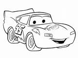 Coloring Mcqueen Lightning Pages Cars Related Posts Print Birthday sketch template