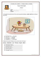 prepositions  place  worksheet  esl printable worksheets