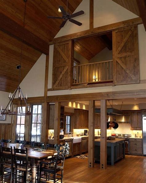 Barn Loft Bedroom | visit rockymountainloghomes com #