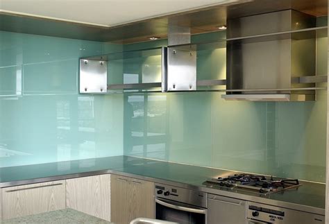 Frosted Glass Backsplash For Kitchen With Texture