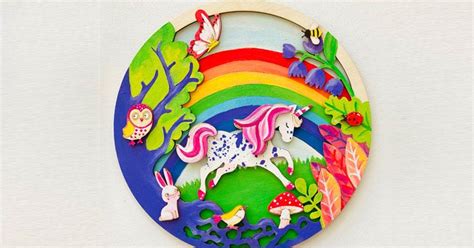 jumbo unicorn rainbow mctavish academy  art