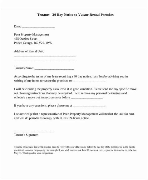 day notice template fresh   day notice templates google docs ms
