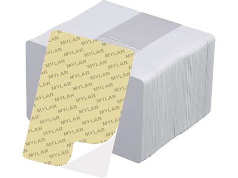 hid fargo  ultracard  mil adhesive mylar backed cards size