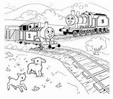 Coloring Thomas Friends Pages Printables Popular Library Clipart Coloringhome sketch template