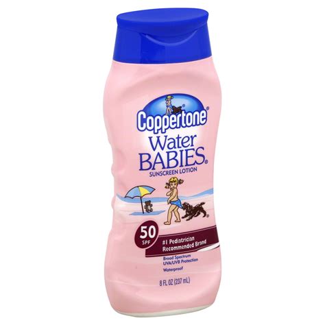 coppertone water babies sunscreen lotion spf   fl oz  ml