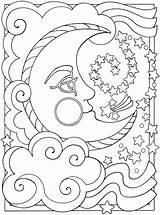 Coloring Moon Pages Sun Getdrawings Preschoolers sketch template