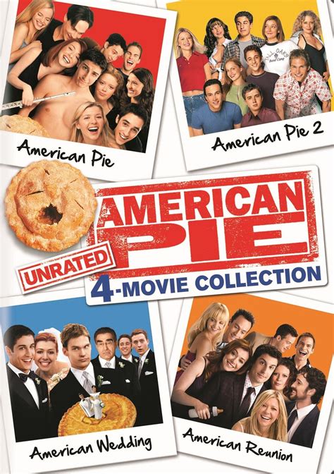 american pie 4 movie collection [unrated] [4 discs] [dvd] best buy