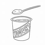 Yogurt Vector Drawing Illustration Cartoon Clip Set Natural Doodle Drawn Hand Condition Illustrations Similar Getdrawings Stock sketch template