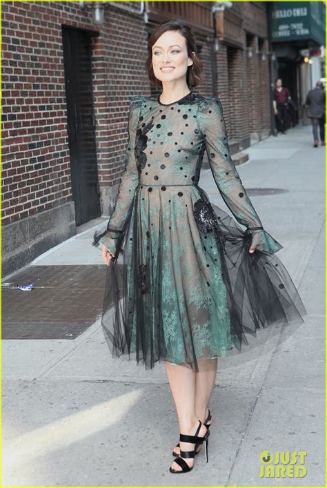 full sized photo of olivia wilde dazzles in see through dress for