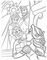 Coloring Rapunzel Pages Tangled Coloriage Baby Maximus Printable Raiponce King Queen Colouring Kids Imprimer Gothel Mother Parents Looks Bestcoloringpagesforkids Pages2color sketch template
