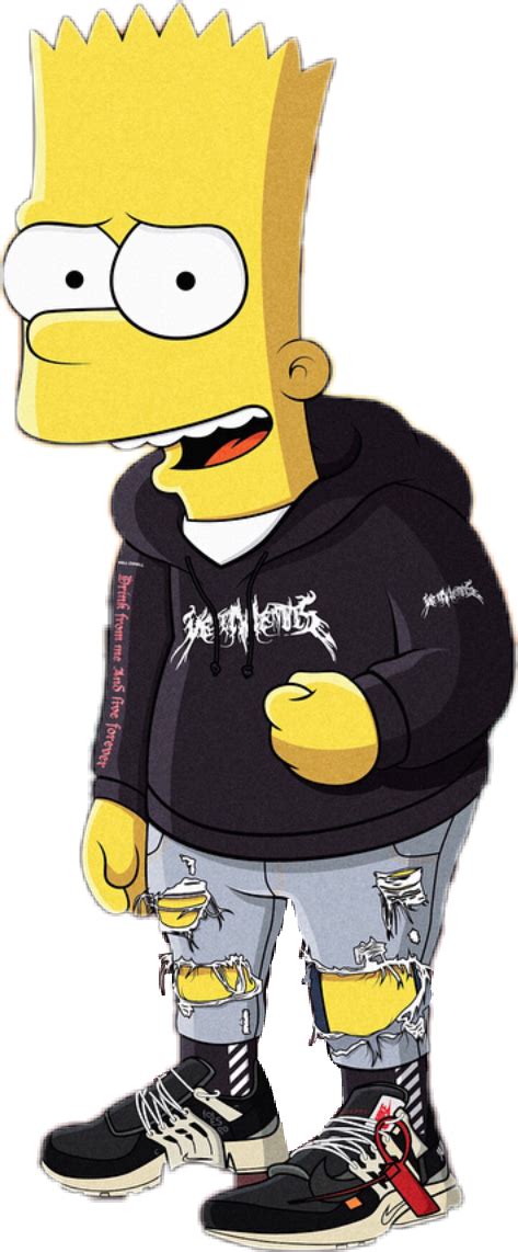 Bart Simpson Simpsons Yeezy Hoodie Kicks Jordan Weed
