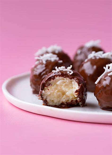 chocolate coconut truffles sweetest menu