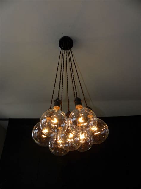modern smoke grey led  cluster custom  colors chandelier multi pendant lighting modern