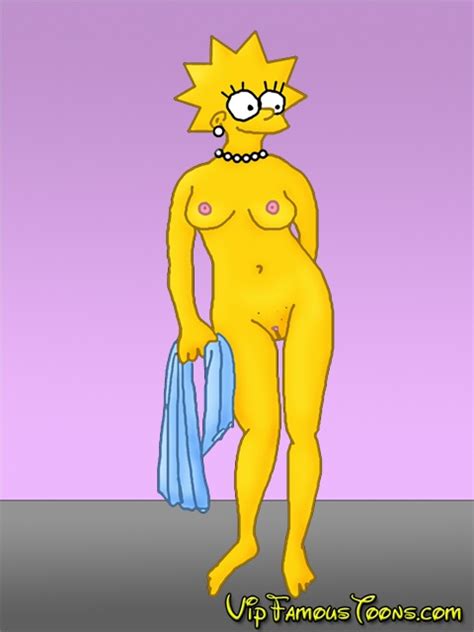 lisa simpson nude posing free famous