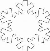 Snowflake Coloring Outline Pages Template Clipart Snowman Snow Snowflakes Printable Templates Patterns Flake Kids Pattern Cliparts Shape Clip Kid Christmas sketch template